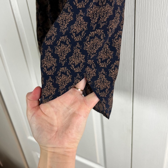 Propaganda High Waist Skirt Navy Blue XS - Picture 4 of 7